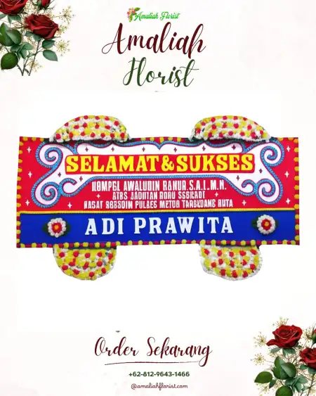 Papan Bunga Ucapan Selamat Lumpue