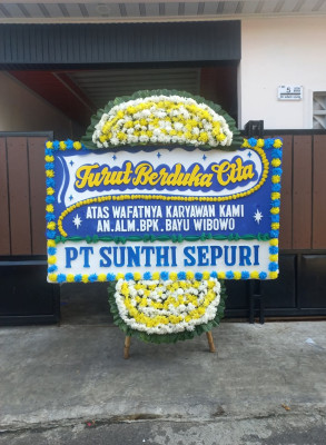 Papan Bunga Duka di Lumpue